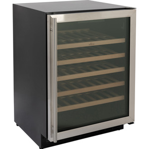 Willow Under Counter 52 Bottle Wine Cooler - Silver by Willow