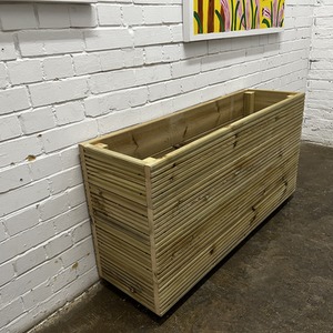 4ft (120cm) Long (63cm) Tall wooden Planter - Tall 4ft Planter by Cutncraft Designs