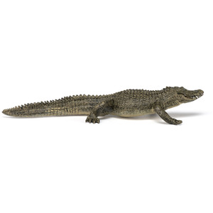 PAPO Wild Animal Kingdom Alligator Toy Figure - Black by PAPO