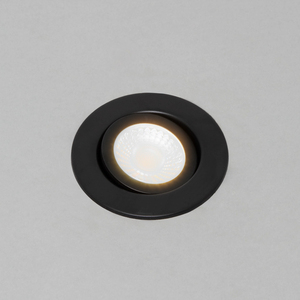 Lydia Bathroom Recessed Adjustable IP65 LED Downlight - Black by Litecraft