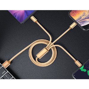 All-In-One USB Fast Charging Braided Cable - Black