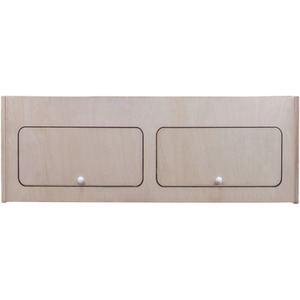 Overhead Camper Van Cabinets - Natural / Plain / 100 x 35 x 35 cm by Monster Shop