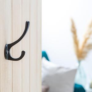 25x80mm Hat Coat Hook - Brass by Hammer and Tongs