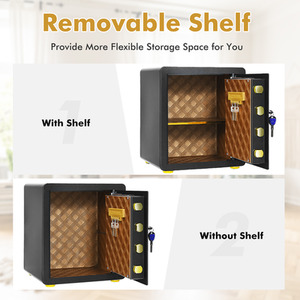 Electronic Safe Box - Black by Costway