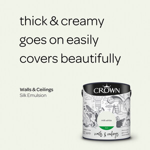 Crown Walls and Ceilings Silk Emulsion by Crown Paints