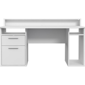 Power Z Gaming Desk White - White by Flair