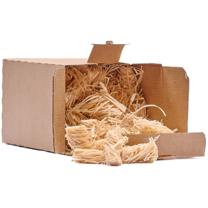 Natural Wood Wool Firelighters - Brown / 1 Boxes by Maxchips