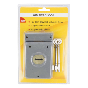 Grey Rim Deadlock by Hiatt Hardware