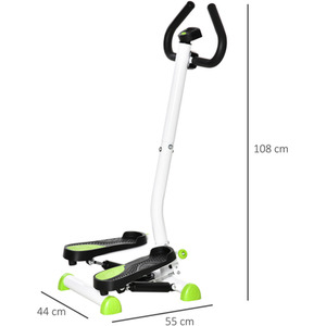 HOMCOM Adjustable Stepper - White by HOMCOM
