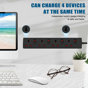 6 Gang Individual Switched Surge-Protected Extension Lead by ExtraStar