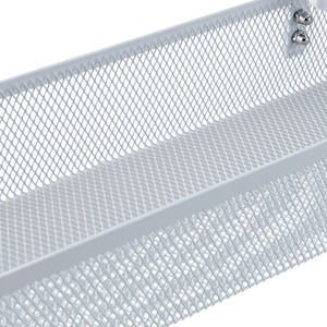 Under Desk Clamp-On Cable Management Tray - White by Livingandhome