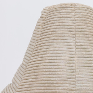 icon Dalton Gaming Bean Bag Chair and Footstool, Corduroy - Stone by icon