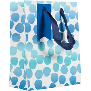 Pack of 5 Multi Sized Gift Bags - Blue