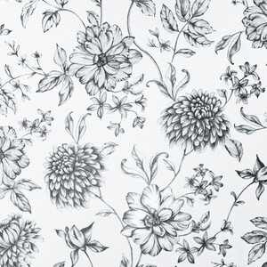 Fleur Mono Wallpaper - Monochrome by Arthouse