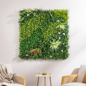 Artificial Meadow Living Wall 4Pc - Green by Christow