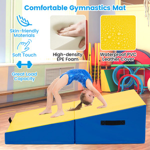 Incline Gymnastics Mat by Costway