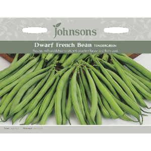 Pack of Tendergreen Dwarf French Bean Seeds by Johnsons