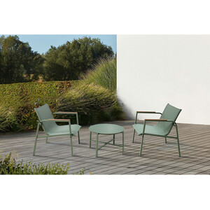 Olivia Sling Bistro Set - Green by Outdoor Essentials