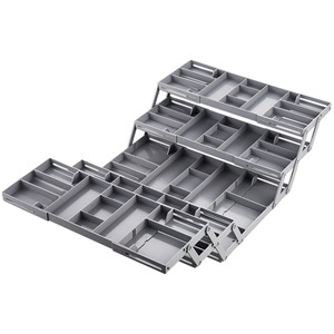 Expandable Multi-tier Drawer Organizer Storage Tray - Grey / 30cm / 6.8cm by Livingandhome