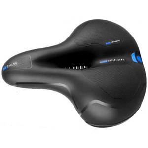 Comfortable and Wide Bicycle Seat - Blue