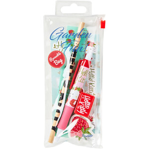 Strawberry Hello Kitty Stationery Set - Red