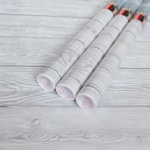 dc fix Shabby Wood Grey Self Adhesive Vinyl Wrap for Kitchen Doors and Worktops - Grey / 67.5cm x 2m (pack of 3) by d-c-fix