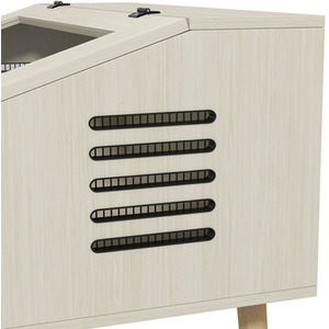 PawHut Reptile Terrarium, Snake Vivarium with Tempered Glass Windows - Brown / 111l by PawHut