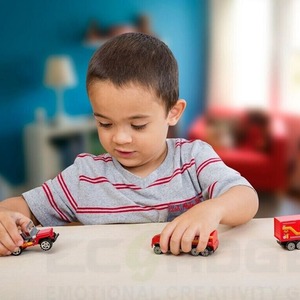 Big Daddy Kids Vehicle Set with Accessories - Multi / Fire Rescue / 10+ by Big Daddy