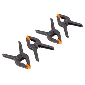 Spring Clamps 89mm Black Pack of 4 - Black by Blackspur