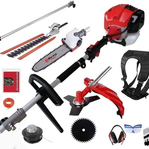 52cc Long Reach Petrol Multi Tool Strimmer, Hedge Trimmer, Pruner, Brush Cutter by BU-KO
