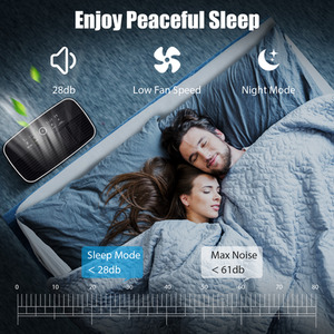 Costway Air Purifier With HEPA-White - White by Costway