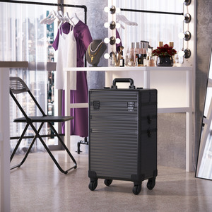 Professional Beauty Case on Wheels by Livingandhome