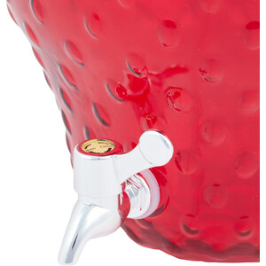 6L Strawberry Drinks Dispenser - Red