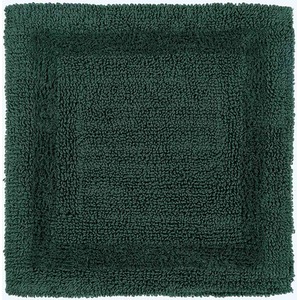 Luxury Reversible Cotton Shower Mat - Moss Green by Homescapes