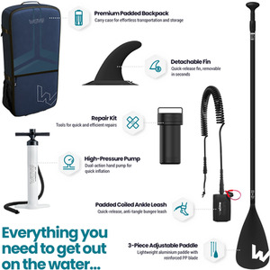 Wave Woody 2.0 SUP Inflatable Paddleboard 10'9ft by Wave