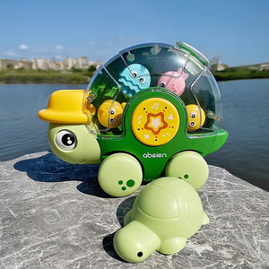 Turtle Bath Toy with Suction Cups - Green by Livingandhome