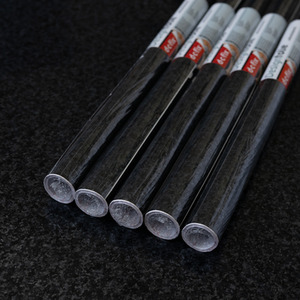 dc fix Granite Black Self Adhesive Vinyl Wrap for Worktops and Furniture - Black / 67.5cm x 2m (pack of 5) by d-c-fix