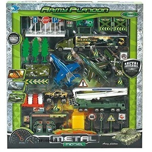 Big Daddy Kids Vehicle Set with Accessories - Multi / Army Platoon / 40+ by Big Daddy