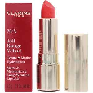 Clarins Joli Rouge Velvet Matte Moisturizing Long-Wearing Lipstick 3.5g - Orange / 8.7cm / 2.5cm by Clarins