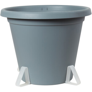 Clever Pots Round Plant Pot - Charcoal / 40.3cm by Clever Pots