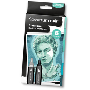 Spectrum Noir Classique 6 Pack - Aquatic Turquoises by Spectrum Noir