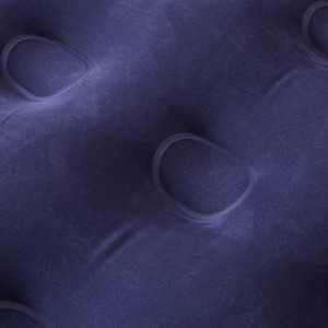 Neo Flocked Inflatable Airbed Mattress - Blue / 137cm by Neo