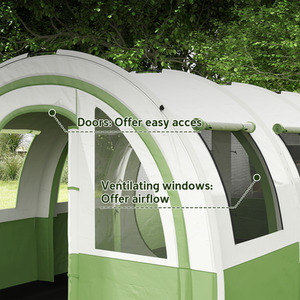 Outsunny 3000mm Waterproof Camping Tent for 5-6 Man by Outsunny