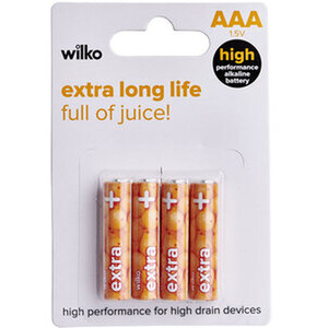 Alkaline Battery - AAA / 4