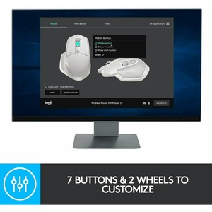 Logitech Wireless Optical Mouse - Multicoloured / MX Master 2S by Logitech