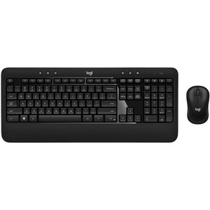 Advanced Combo Wireless Keyboard and Mouse - Multicolour by Logitech
