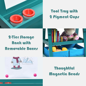 Kids Art Easel - Blue by Costway