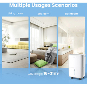 Quiet High-Capacity Dehumidifier by Comfee