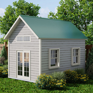 Pack of 6 Corrugated Steel Sheets by Livingandhome