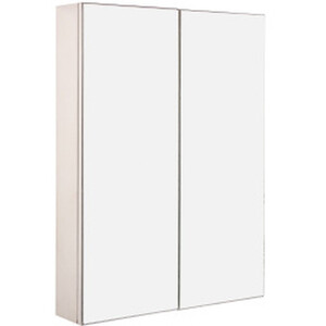 Kensington Bathroom Mirror Two Door Cabinet - Silver